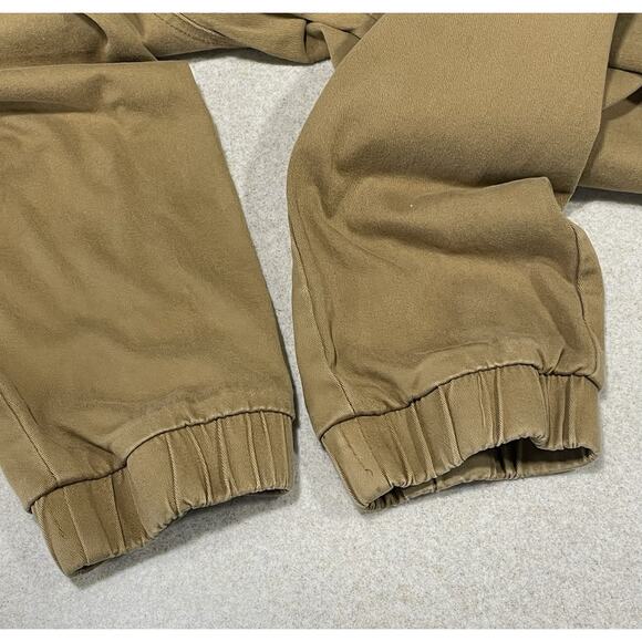 WT02 Elastic Waist Pull On Drawstring Jogger Pants Brown Men’s Size Medium - Picture 13 of 13